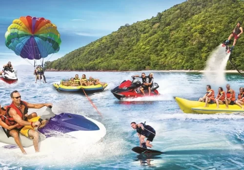 Beach side water sports